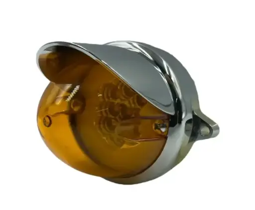 [MULT/6418/AM] Plafón de luz gel ámbar 9 LED universal con base 