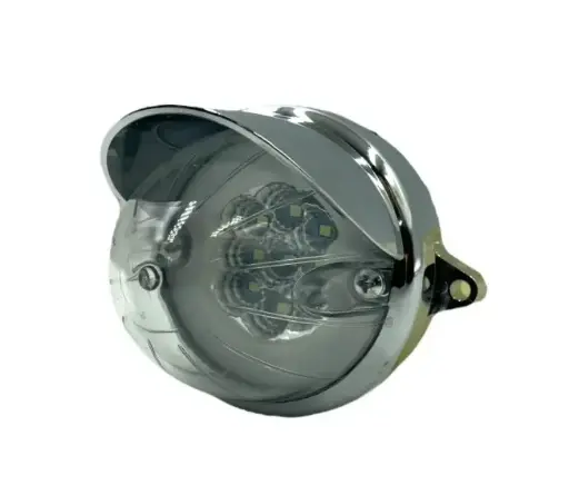 [MULT/6418/ICE BU] Plafón de luz gel azul hielo de 9 LED universal con base 