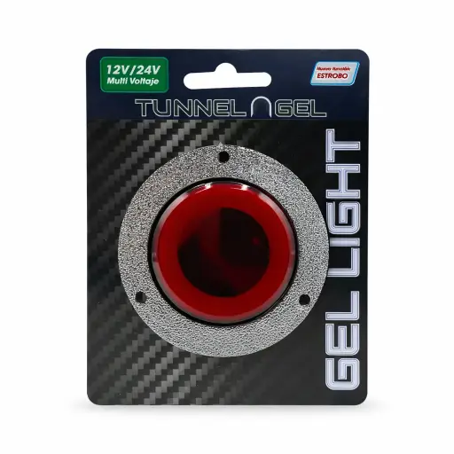 [MULT/6251/RD] Plafon universal 2.5" tunnel rojo