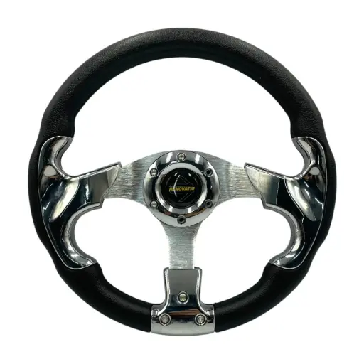 [QC-5197/CHROME] Volante automotriz cromo