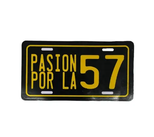 [STICKER-57] Sticker con frase "Pasión por la 57"