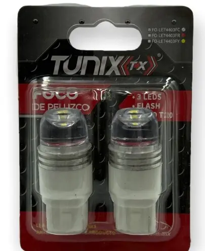 [FO-LE74403FC] 7440 de 3 LED con lupa blanco