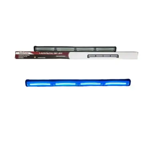 [STR18IB-SAI] Barra LED azul hielo de 4 paneles cob con funciones