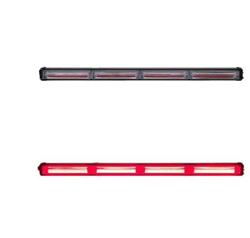 [STR18R-SAI] Barra LED roja de 4 paneles cob con funciones
