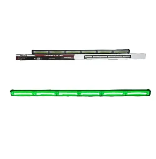 [STR24G-SAI] Barra LED verde de 6 paneles cob con funciones