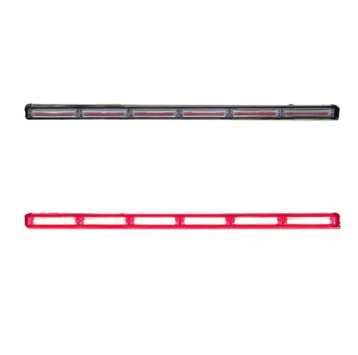 [STR24R-SAI] Barra LED roja de 6 paneles cob con funciones
