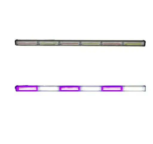 [STR24WP-SAI] Barra LED  blanco/morado de 6 paneles cob con funciones