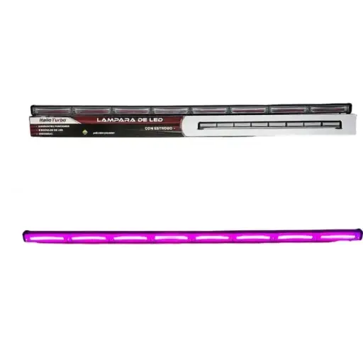 [STR19PN-SAI] Barra LED rosa de 8 paneles cob con funciones