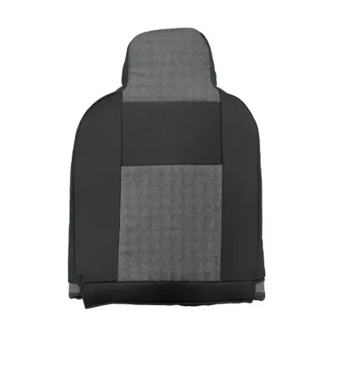 [CA-CBK] Cubre asiento negro cabecera corrida (Juego completo, delanteros y traseros)