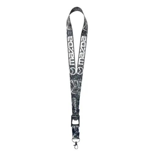 [LNY-MAZDA2] Lanyard con destapador Mazda negro