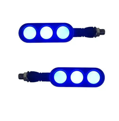 [ZXD175/BL] Direccional de 3 LED moderna azul