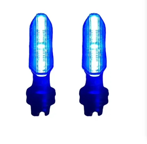 [ZXD101/BU] Direccional para moto universal  azul