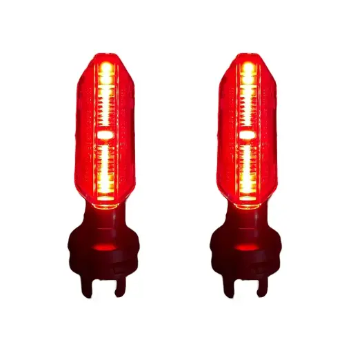 [ZXD101/RD] Direccional para moto universal rojo