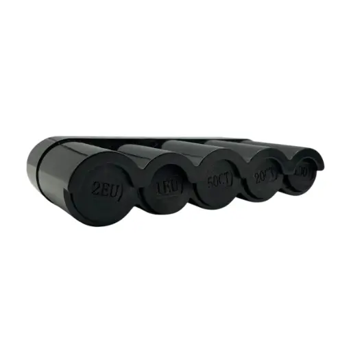 [MARIMBA5LINE] Porta monedas lineal negro