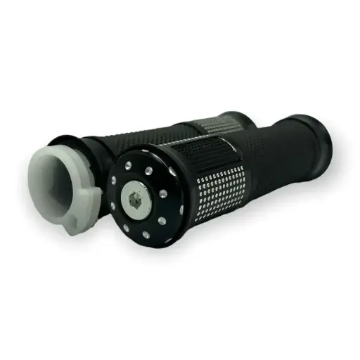 [70011N/PUB-M02N] Puño metálico para moto negro