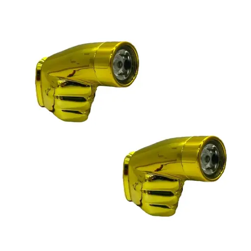 [RS-LED-13019Y] Faro LED auxiliar tipo dedo trasero o delantero con carcaza de color ámbar