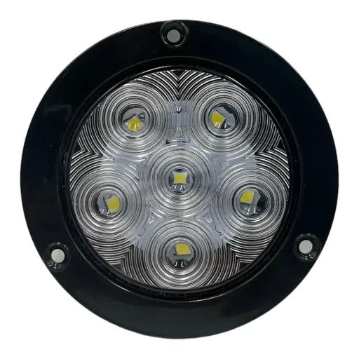 [PLA300BW-SAI] Plafón de 6 LED blanco con borde negro 
