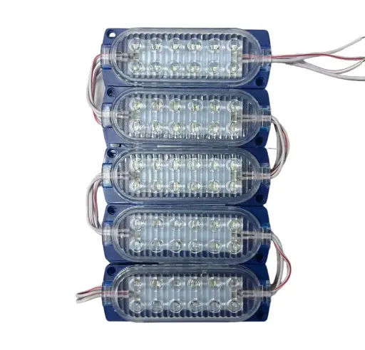 [FML31B / M12B] Módulo azul de 12 LED nueva generación tira de 10 piezas
