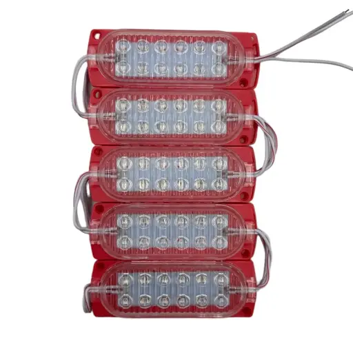 [FML31R-SAI / M12R] Módulo rojo de 12 LED nueva generación tira de 10 piezas