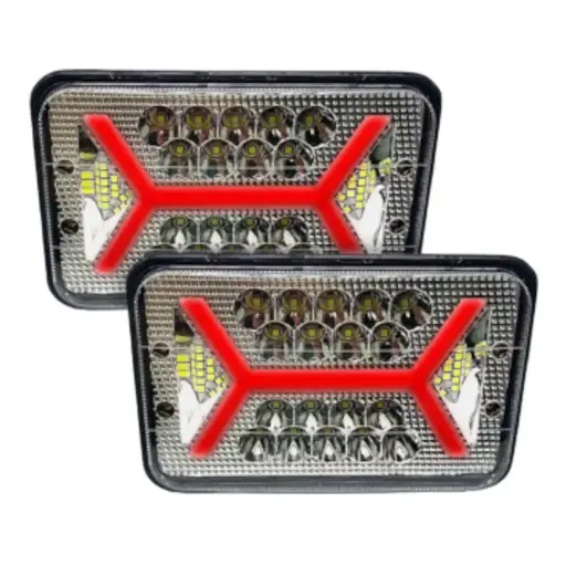 [FAL30R] Unidad de 5" pulgadas con arillo GLO tipo X arillo rojo