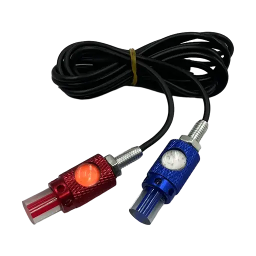 [FOL204RB-SAI] Luz LED tipo ojo de águila con lupas azul/rojo