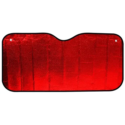 [COR43R] Parasol rojo automotriz jumbo doble burbuja