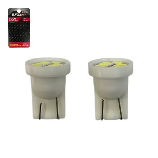 [FO-1587C] Foco de pellizco blanco con 8 LED 