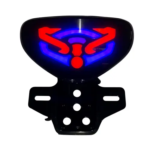[RS-CAL-1012R-BU-Y] Skull Diablo LED rojo/azul/amarillo