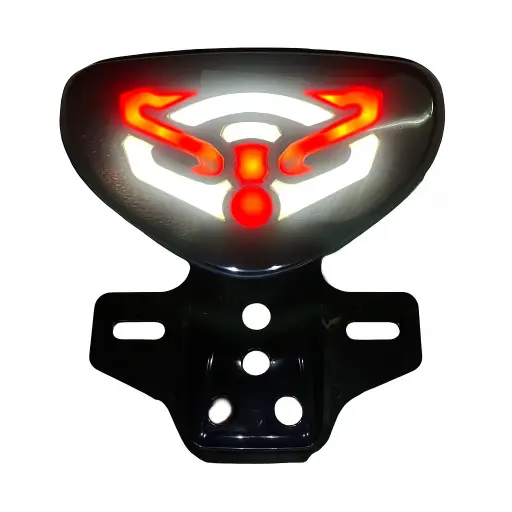 [RS-CAL-1012R-W-Y] Skull Diablo LED rojo/blanco/amarillo