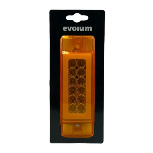 [TR-129 YELLOW] Plafón LED rectangular con arillo Glo ámbar