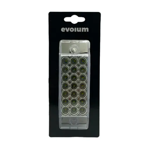[TR-130 WHITE] Plafón LED chrome matrix Evolum blanco