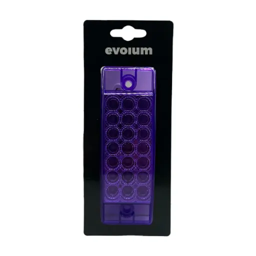 [TR-130 PURPLE] Plafón LED chrome matrix Evolum morado