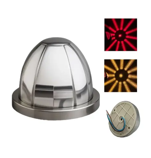 [MULT/6215/AMRD] Plafón LED watermelon bicolor ámbar/rojo