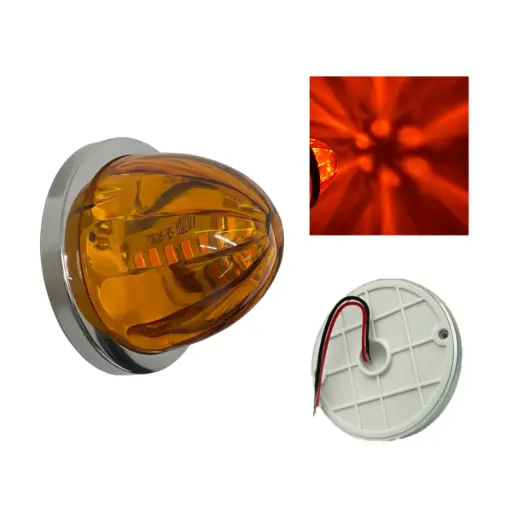 [MULT/6216/AM] Plafón watermelon luz lateral LED ámbar