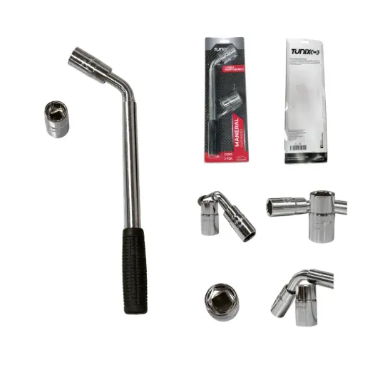 [LL-4] Maneral cromado con adaptadores