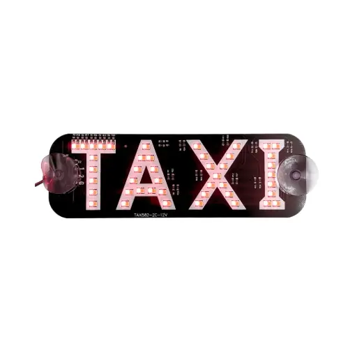 [TX582/RDAM] Letrero para Taxi luz LED (Rojo/Ambar)
