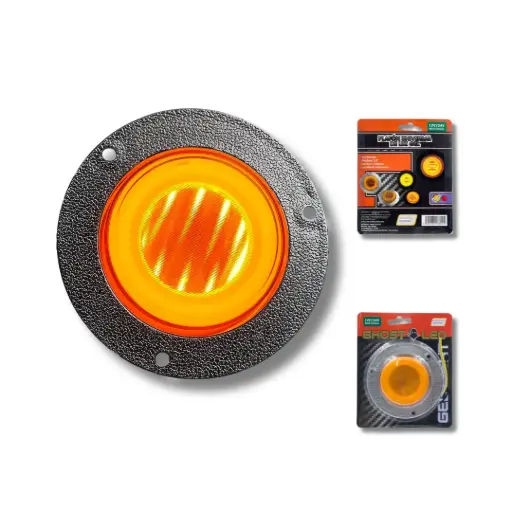 [MULT/6129/AM] PLAFON UNIVERSAL POSTERIOR EFECTO FANTASMA Y LUZ GEL (ámbar) 