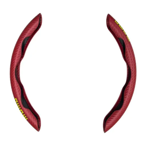 [FU-MO11FRG] Grip para volante momo rojo carbon