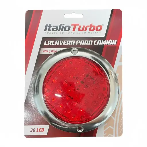 [PLA6706CR] Plafón LED redondo Ultra slim rojo