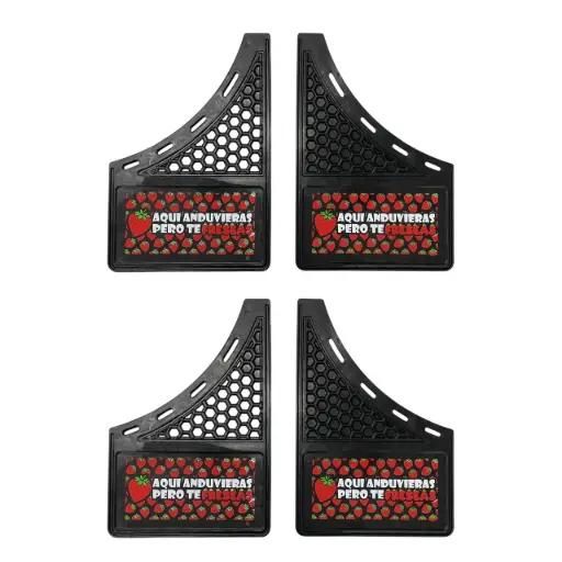 [LDRA-AQUIANDUVIERAS] Lodera para auto "aquí anduvieras pero te freseas"