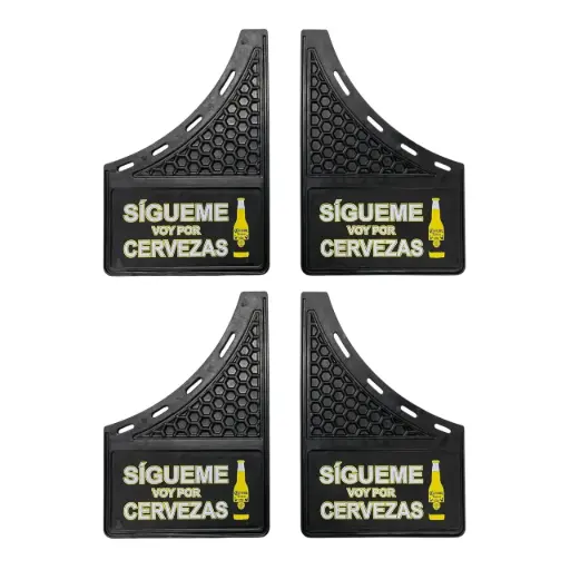 [LDRA-SIGUEME] Lodera para auto "Sígueme voy por unas cervezas"