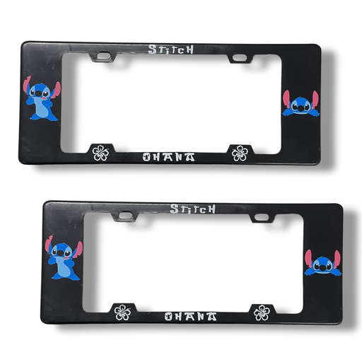 [MARCO-STITCH]  Portaplaca legal con diseño de Stitch