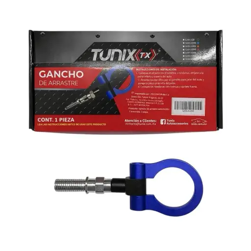 [GAN-ASRB] Gancho de arrastre de aluminio azul