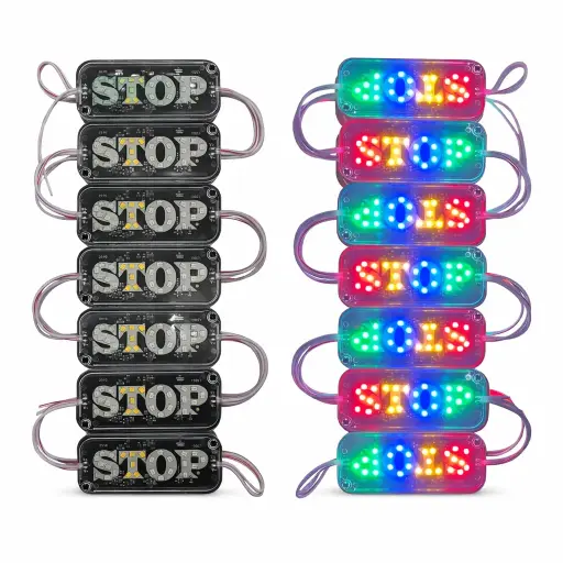 [FML59RGB-SAI] Modulo LED stop chico con funciones RGB (Tira de 20 piezas)