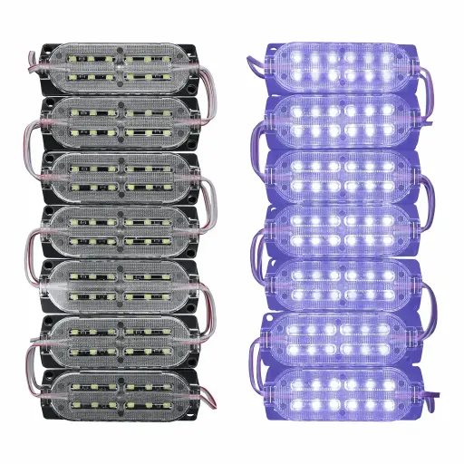 [FML64W-SAI] Modulo de 12 LED encapsulado chico blanco (Tira de 20 piezas)