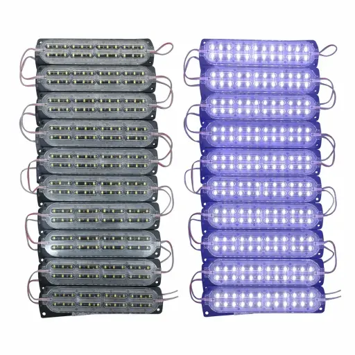 [FML65W-SAI] Modulo de 24 LED encapsulado grande blanco (Tira de 20 piezas)