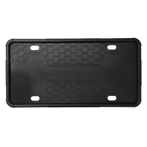 [POP003BK-SAI] Portaplaca de silicón negro