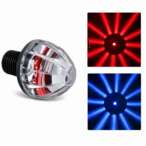 [MULT/6409/STR/RDBU] Plafon mini watermelon rojo/azul (bolsa de 10 piezas)