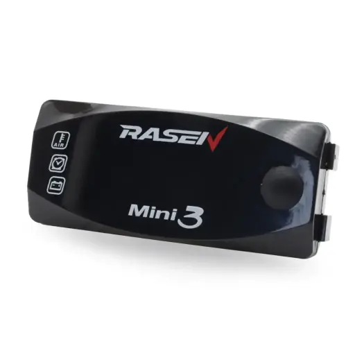 [RS-GRL-12024BU] Cargador rectangular con triple función: voltímetro, medidor de temperatura y tiempo luz azul