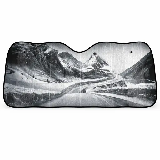 [REN024] Parasol de doble burbuja diseño "Montaña Nevada"